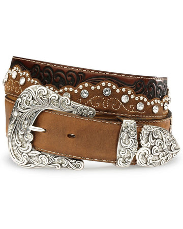 Leegin Ladies Kaitlyn Crystal Belt Bark